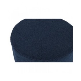 Poggiapiedi DKD Home Decor Azzurro Velluto 55 x 55 x 40 cm