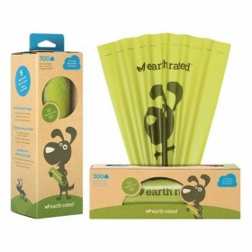 Dispenser di Buste per Animali Domestici Earth Rated UNSCENTBIO300 Carta Plastica (300 uds)