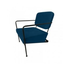 Poltrona DKD Home Decor Azzurro Metallo 62 x 76 x 76 cm 55,5 x 72 x 71 cm