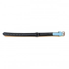 Collare per Cani Gloria 30 cm Trapunta Pelle Azzurro