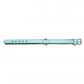 Collare per Cani Gloria 30 cm Trapunta Pelle Azzurro