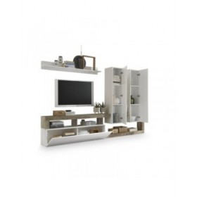 Mobile TV DKD Home Decor Bianco Metallo Alluminio Legno MDF 277 x 75 x 173 cm 277 x 35 x 173 cm