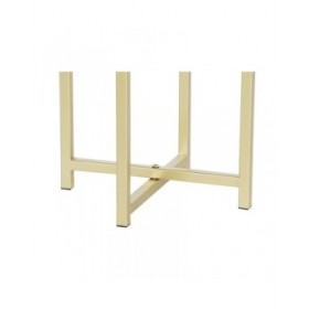 Set di vasi da fiori DKD Home Decor 28,5 x 28,5 x 65,5 cm 28 x 28 x 65 cm Nero Dorato Metallo