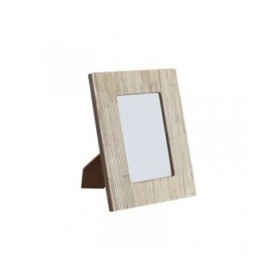 Cornice Portafoto DKD Home Decor 17 x 1,8 x 21,5 cm Crema Osso Resina Coloniale