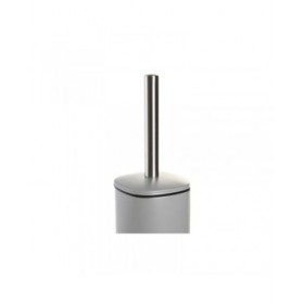 Scopino per il Bagno DKD Home Decor Beige Grigio Crema Metallo Acciaio inossidabile 9,5 x 9,5 x 38,5 cm (2 Unità)