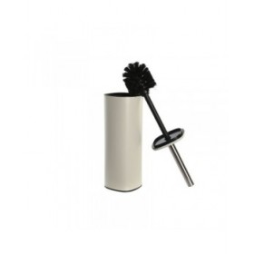 Scopino per il Bagno DKD Home Decor Beige Grigio Crema Metallo Acciaio inossidabile 9,5 x 9,5 x 38,5 cm (2 Unità)
