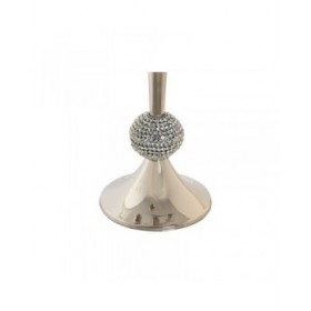 Candelabro DKD Home Decor Argentato Acrilico Alluminio Cromato 30 x 30 x 47 cm