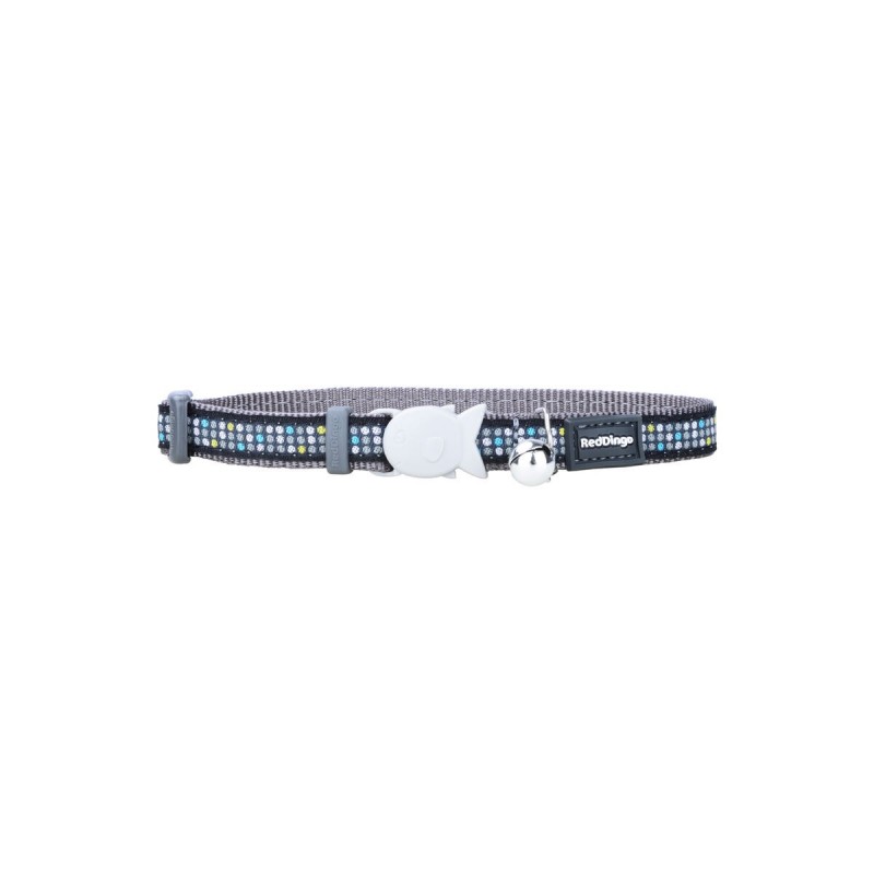 Collare per Cani Red Dingo STYLE MODERN ON COOL GREY 31-47 cm