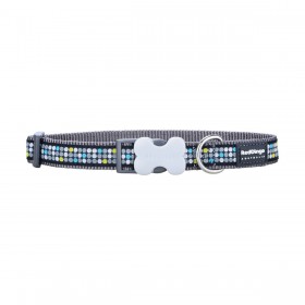 Collare per Cani Red Dingo STYLE MODERN ON COOL GREY 31-47 cm