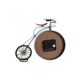 Orologio da Tavolo DKD Home Decor Azzurro Verde Bicicletta Vintage (2 Unità)
