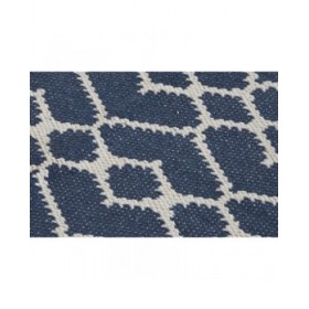 Tappeto DKD Home Decor Azzurro Bianco Arabo (120 x 180 x 1 cm)