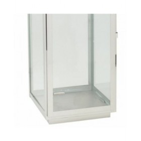 Lanterna Alexandra House Living Argento Vetro Acciaio inossidabile 23 x 72 x 24 cm