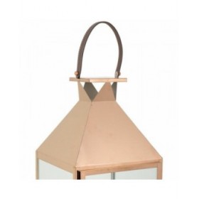Lanterna Alexandra House Living Rame Vetro Acciaio inossidabile 28 x 66 x 29 cm