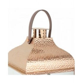 Lanterna Alexandra House Living Rame Vetro Acciaio inossidabile 29 x 70 x 29 cm