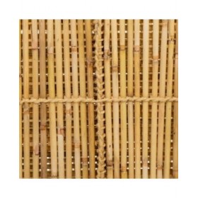 Tavolino da Caffè Alexandra House Living Naturale Bambù Corda Ferro 38 x 37 x 49 cm 1 Mensole