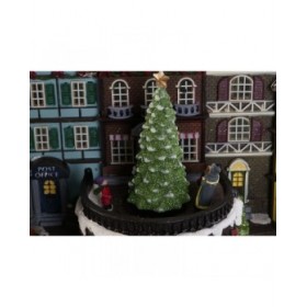 Decorazione Natalizia DKD Home Decor Multicolore Musicale 40 x 26 x 32,5 cm
