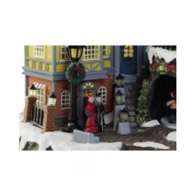 Decorazione Natalizia DKD Home Decor Multicolore Musicale 40 x 26 x 32,5 cm