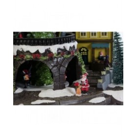 Decorazione Natalizia DKD Home Decor Multicolore Musicale 40 x 26 x 32,5 cm