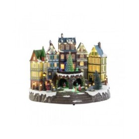 Decorazione Natalizia DKD Home Decor Multicolore Musicale 40 x 26 x 32,5 cm