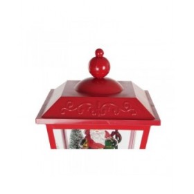 Lampioni DKD Home Decor Bianco Rosso Metallo 30 x 30 x 180 cm