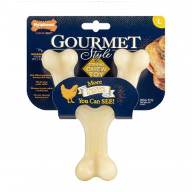 Giocattoli per cani Nylabone Pollo 11 Crema animali