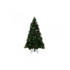 Albero di Natale DKD Home Decor Rosso Verde Polietilene 100 x 100 x 180 cm