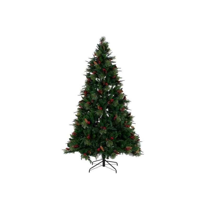 Albero di Natale DKD Home Decor Rosso Verde Polietilene 100 x 100 x 180 cm