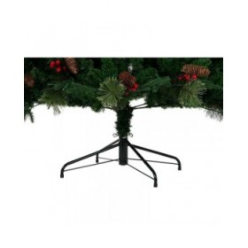 Albero di Natale DKD Home Decor Rosso Verde Polietilene 100 x 100 x 180 cm