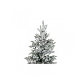 Albero di Natale DKD Home Decor Bianco Verde Polietilene Nevoso 140 x 140 x 210 cm