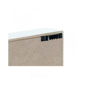 Decorazione da Parete DKD Home Decor Bianco Rosso Città 48 x 4 x 22 cm (2 Unità)
