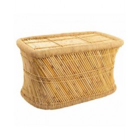 Tavolo aggiuntivo Alexandra House Living Naturale Bambù Corda 48 x 45 x 79 cm