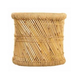 Tavolo aggiuntivo Alexandra House Living Naturale Bambù Corda 48 x 45 x 79 cm