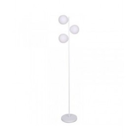 Lampada da Terra DKD Home Decor 35 x 25 x 167 cm Cristallo Metallo Bianco 220 V 50 W