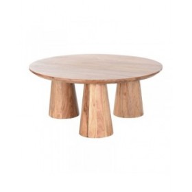 Tavolino da Caffè DKD Home Decor Acacia 100 x 100 x 43 cm