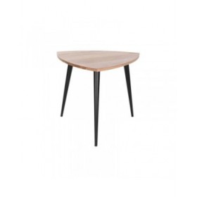 Tavolino da Caffè DKD Home Decor Metallo Acacia 90 x 90 x 76 cm