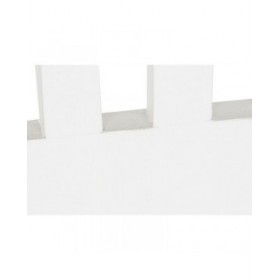Testiera del Letto DKD Home Decor Bianco Marrone Acacia Legno di mango 165 x 3 x 135 cm