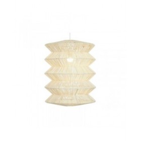 Lampadario DKD Home Decor Marrone Chiaro Ferro 50 W 40 x 40 x 54 cm