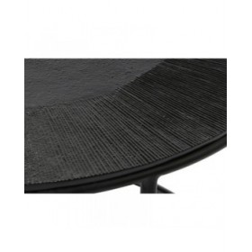 Set di 2 tavoli DKD Home Decor Nero Metallo Alluminio 76 x 76 x 44 cm