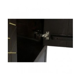 Armadio DKD Home Decor 100 x 40 x 175 cm Nero Metallo Acacia