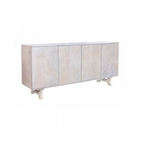 Credenza DKD Home Decor Bianco Legno di mango 186 x 45,7 x 86 cm