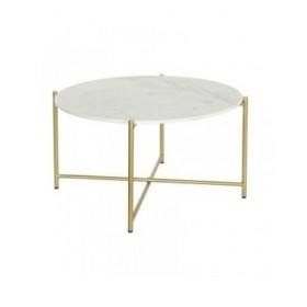 Tavolino da Caffè DKD Home Decor 81 x 81 x 44 cm Marmo Ferro
