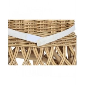 Sedia DKD Home Decor Bianco Naturale 45 x 55 x 85 cm 45 x 55 x 90 cm 47 x 58 x 90 cm