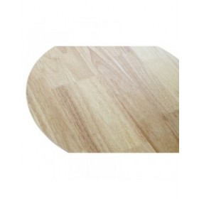 Set di 2 tavoli DKD Home Decor Bianco Naturale Legno d'albero della gomma 50 x 50 x 49,5 cm