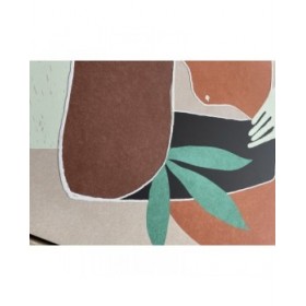 Quadro DKD Home Decor 84 x 4,5 x 123 cm Donna Coloniale (2 Unità)