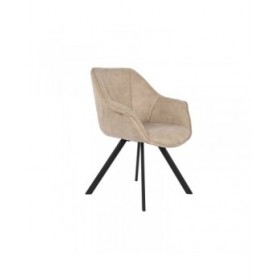 Sedia DKD Home Decor Nero Beige 64 x 67 x 85 cm