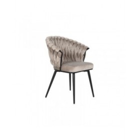 Sedia DKD Home Decor Nero Beige 60 x 66 x 84 cm 66 x 60 x 84 cm