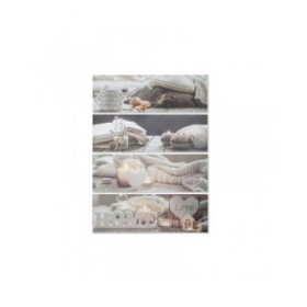 Quadro DKD Home Decor Spa Scandinavo 135 x 2,5 x 45 cm (4 Unità)