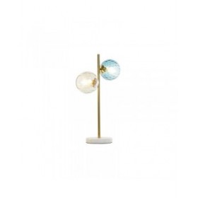 Lampada da tavolo DKD Home Decor Multicolore Dorato Cristallo Melammina 40 W 220 V 32 x 32 x 58 cm