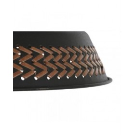 Lampadario DKD Home Decor Marrone Nero Crema Metallo 50 W 42 x 42 x 24 cm (2 Unità)