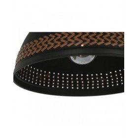 Lampadario DKD Home Decor Marrone Nero Crema Metallo 50 W 39 x 39 x 22 cm (2 Unità)